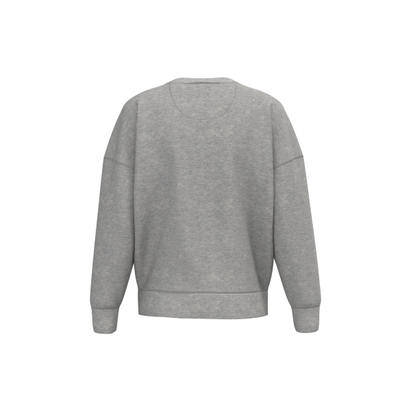 Ecologische dames sweater met ronde hals en afhangende mouwen Moon Grey Heather XS Ecologische dames sweater met ronde hals en afhangende mouwen Moon Grey Heather XS