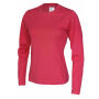 Cottover Gots T-shirt Long Sleeve Lady red