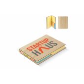 Sticky notes bamboe 3 soorten memoblaadjes met bamboe omslag - Natuur