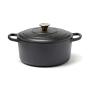 VINGA Monte enameled cast iron pot 5.5L, black