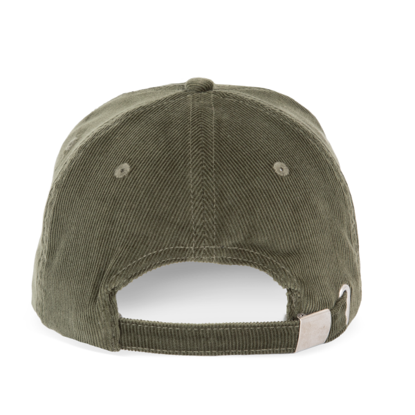 Fluwelen pet met laag profiel Bold Khaki One Size Fluwelen pet met laag profiel Bold Khaki One Size