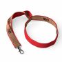 Zeefdruk lanyard van kurk en polyester Zeefdruk lanyard van kurk en polyester