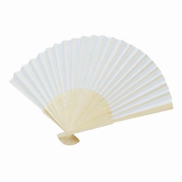 BAMBOO COOL - Opvouwbare waaier wit BAMBOO COOL - Opvouwbare waaier wit