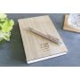 Houten balpen Marissa bruin