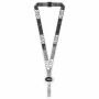 Polyester sublimatie lanyard met ovale badge reel met logo