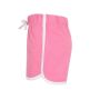 KIDS RETRO SHORTS, BRIGHT PINK/WHITE, 11/12, SKINNIFIT MINI