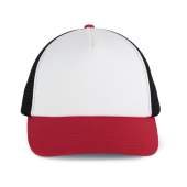 White / Light Scarlet Red / Black
