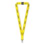 Polyester lanyard met reflecterende draden Polyester lanyard met reflecterende draden