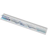 Sticky-Mate® gerecyclede sticky notes met bedrukte 30 cm liniaal - Wit - 50 pagina's