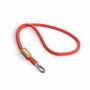 Polyester koord-keycord met bamboe plaatje