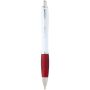 Nash balpen van gerecycled plastic (zwarte inkt) - Rood