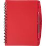 PP notitieboek Aaron rood