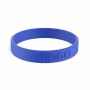 Gepersonaliseerde siliconen polsbandjes (12 mm breed)