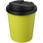 Americano® Espresso 250 ml recycled tumbler with spill-proof lid - Lime/Solid black