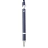 Kish balpen met zilveren afwerking (blauwe inkt) - Navy