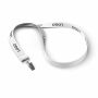 Biologisch katoenen lanyard met zeefdruk