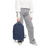 Gerecyclede polycotton (330 gsm) rugzak Seraphina blauw