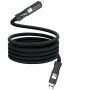 SCX.design C57 100 W magnetische kabel met display - Donker grijs