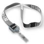 Polyester sublimatie lanyard met vierkante badge reel Polyester sublimatie lanyard met vierkante badge reel
