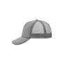 5 Panel Polyester Mesh Cap dark grey one size