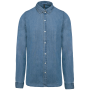 Herenoverhemd Denim Chambray Blue M