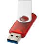 Rotate USB 3.0 doorzichtig - Rood - 128GB