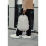 KENTO URBAN RCS  recycled nylon 15,6 inch rugzak met voorvak, beige