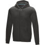 Ruby heren biologische gerecyclede hoodie met volledige rits - Storm grey - XS