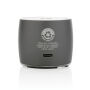 Swiss Peak RCS gerecycled aluminium 3W bass speaker, grijs