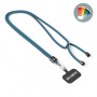 Crossbody, trendy duotone lanyard telefoonhouder van polyester Crossbody, trendy duotone lanyard telefoonhouder van polyester