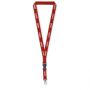 Afneembare polyester lanyard met reflectives Afneembare polyester lanyard met reflectives
