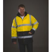 2-kleurig veiligheidsjack voor snelweg Hi Vis Yellow / Navy L 2-kleurig veiligheidsjack voor snelweg Hi Vis Yellow / Navy L