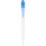 Thalaasa ocean-bound plastic ballpoint pen - Transparent blue/White