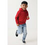 IQONIQ Yengo kids recycled katoen hoodie met steekzakken, rood (910)