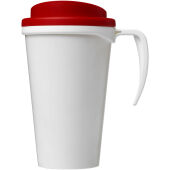Brite Americano® grande 350 ml geïsoleerde beker - Wit/Rood