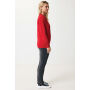 IQONIQ Etosha lichtgewicht gerecycled katoen sweater, rood (S)