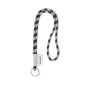 Polyester 2-kleurige koord-lanyard met full color label