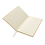 Kavana notitieboek met houtprint A5, lichtbruin