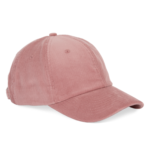 Fluwelen pet met laag profiel Old Pink One Size Fluwelen pet met laag profiel Old Pink One Size