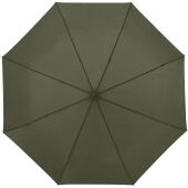 Ida 21.5'' opvouwbare paraplu - Bosgroen