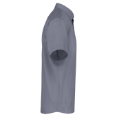 Overhemd in onderhoudsvriendelijk polykatoen-popeline korte mouwen heren Urban Grey 6XL Overhemd in onderhoudsvriendelijk polykatoen-popeline korte mouwen heren Urban Grey 6XL