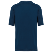 Tweekleurig padel-T-shirt met raglanmouwen voor heren Sporty Navy / White S