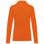Damespolo lange mouwen Orange XS