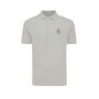 IQONIQ Yosemite gerecycled katoen pique polo, heather grey (M)