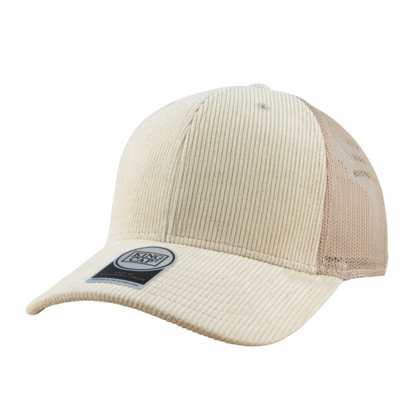 Exclusive Recycled Trucker Rib Cap, Beige Exclusive Recycled Trucker Rib Cap, Beige