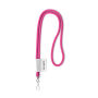 Polyester 2-kleurige koord-lanyard met full color label