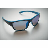 YUMA - Gespiegelde sportzonnebril UV400 - Turquoise