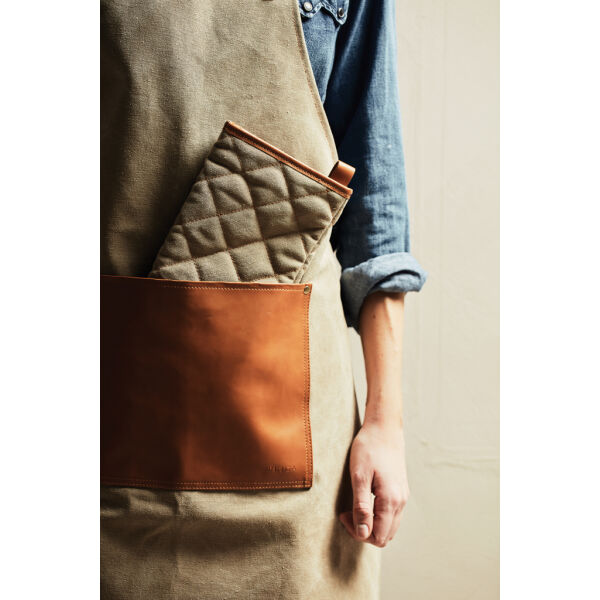 VINGA Asado keukenschort, bruin VINGA Asado keukenschort, bruin