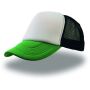 RAPPER CAP, WHITE/BLACK/GREEN, One size, ATLANTIS HEADWEAR