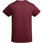 Breda kortärmad T-shirt för herr - Garnet - XL